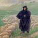 Shepherd in a Downpour